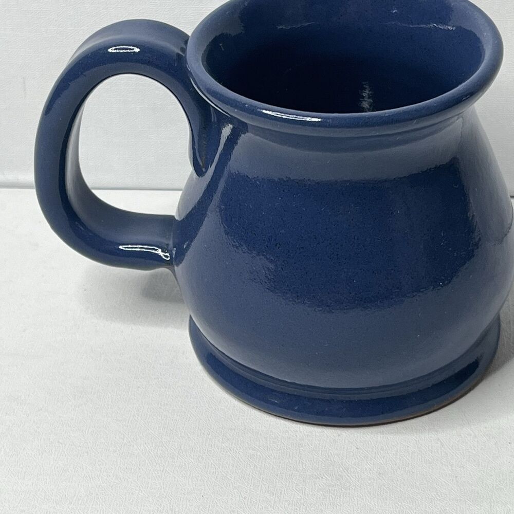 Vintage Sunset Hill Blue Stoneware Dinner Memorial State Park  Coffee Mug Cup - Picture 5 of 8
